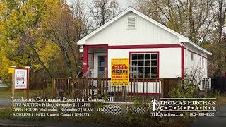 LIVE FORECLOSURE AUCTION – Commercial Property in Canaan, NH
