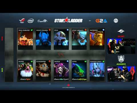 Alliance vs Secret - Game 1 [pt.1] - (Starladder XII Lan Finals) - LD & syndereN