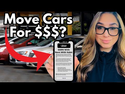 Get Paid to Deliver Rental Cars?! (Uber Rent with Valet)