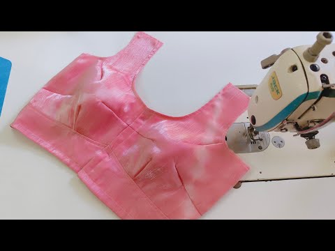 4 Tucks Belt Blouse Cutting and Stitching | 4 Tucks Belt Blouse Cutting and Stitching