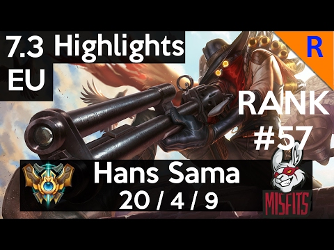 7.3 Highlights - MSF Hans Sama (Jhin) 20-4-9 - Jhin Lethality Build