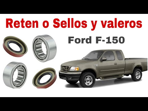 FORD F-150 4.6L 2002 COMO CAMBIAR RETÉN O SELLÓ Y VALEROS DE DIFERENCIAL