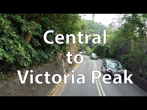 [4K] Hong Kong Bus Ride - 15: Central Pier to The Peak (HK)