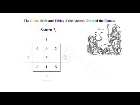 Saturn's Magic Square