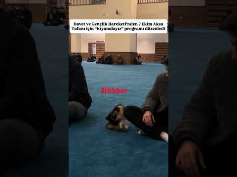 Davet ve Gençlik Hareketinden 7 Ekim Aksa Tufanı için “Kıyamdayız” programı düzenledi #keşfet #gazze
