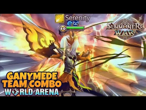 Ganymede Team Combo in World Arena Ep. 5 - Summoners War