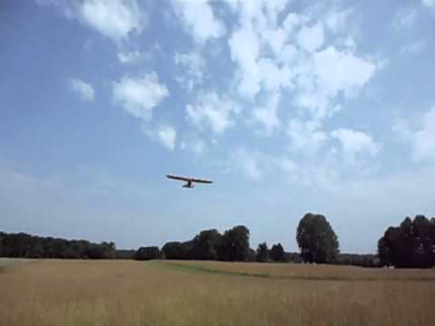 piper cub takeoff (grass strip)