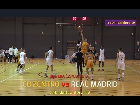 EBA - CB ZENTRO vs REAL MADRID.- Liga EBA 2018 (BasketCantera.TV)
