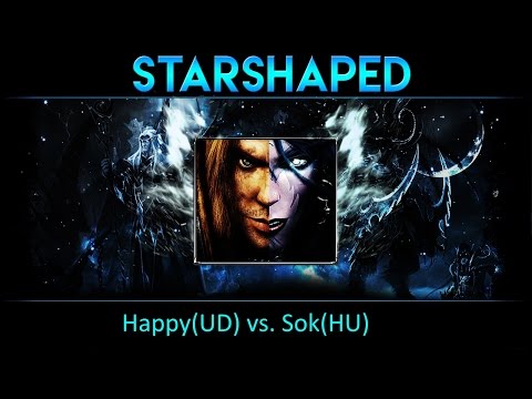 [WC3] Starshaped cast/analysis | Happy(UD) vs Sok(HU) - Turtle Rock