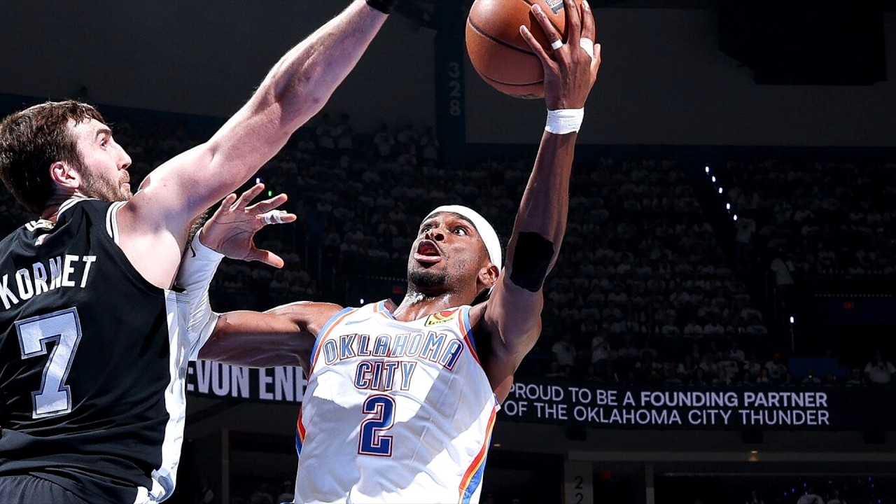 SGA 32 Pts! Caruso 22 Pts Back to Splashing! Thunder Go Up 3-2 vs Spurs!