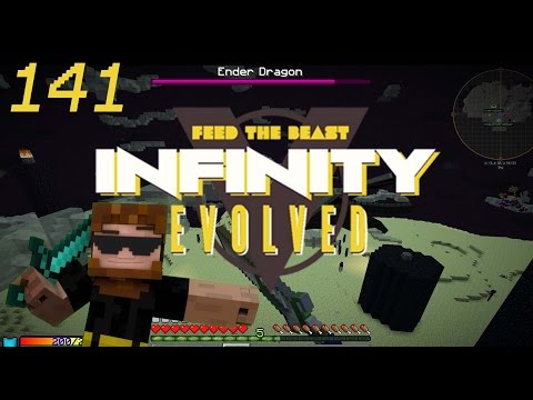 Minecraft: FTB Infinity Evolved - Ep.141 - Ender Dragon Fight!