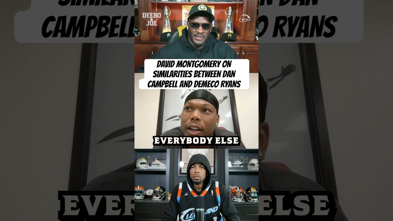 David Montgomery has high praise for Dan Campbell and DeMeco Ryans 👀 #DeeboAndJoe