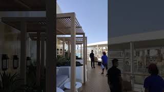 Roof Deck of Celebrity X Cruises at Valletta Cruise Port, Malta  #europe #travel #malta