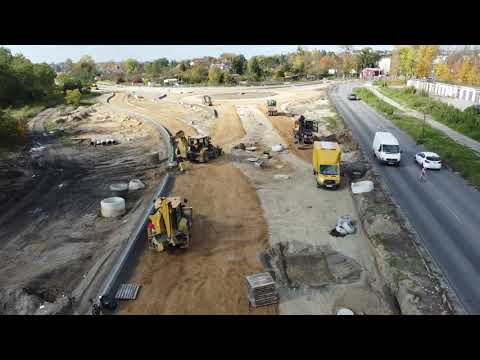 DK 46 Częstochowa, obejście ul. Św. Barbary - 12.10.2022