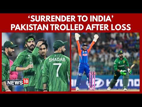 Total Embarrassment For Pakistan, Cricket Team Roasted After Losing To India in T20 World Cup | N18G