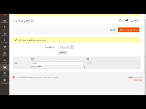 Magento 2   How to update Currency rates