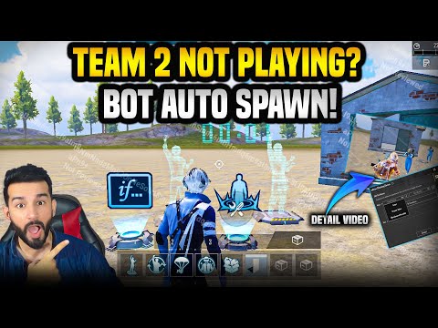 FAKE PLAYER DEVICE + AUTO BOT SYSTEM WOW MODE | TEAM 2 JOINS  BOT REMOVE | AUTO BOT MODE WOW MAP