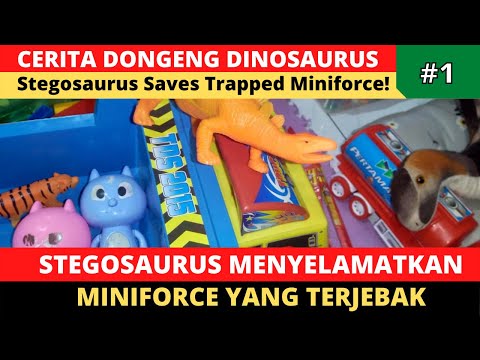 , title : 'STEGOSAURUS MENYELAMATKAN MINIFORCE | Cerita Dongeng Dinosaurus Bahasa Indonesia | storytelling #1'