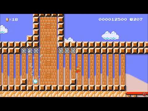 Super Mario Maker 2: Into The Desert Temple