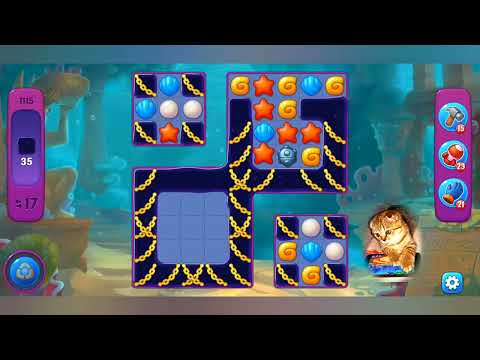 Fishdom 2022, no Boosters,  1115  level  -  прохождение без бустеров,  1115  уровень.