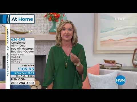 Concierge Collection AllInOne 8pc Air Mattress Bed Set  ...