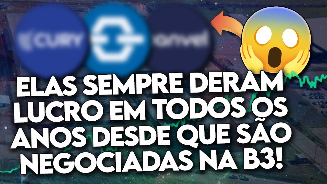 5 AÇÕES que NUNCA DERAM PREJUÍZO! (Empresas POUCO FALADAS e que SEMPRE LUCRARAM!) - TOP 5