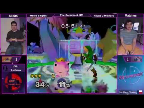 The Comeback 15 ssbm - Skeith vs Matches - Winners R2