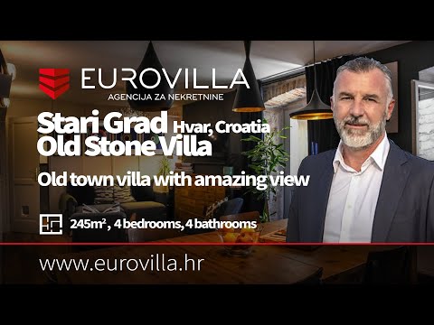 Eurovilla - Stari Grad, Hvar, Croatia - Old Stone House with 4 apartment like bedrooms