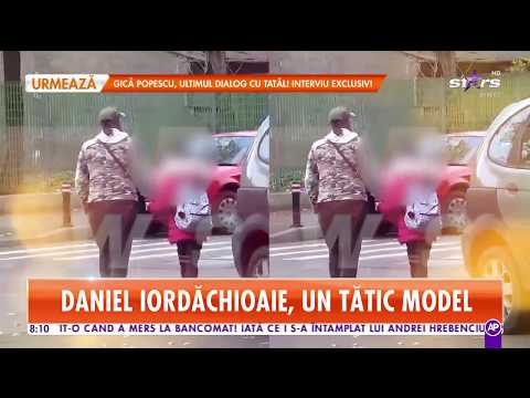 Daniel Iordăchioaie, un tătic model! În ce ipostază a fost surprins