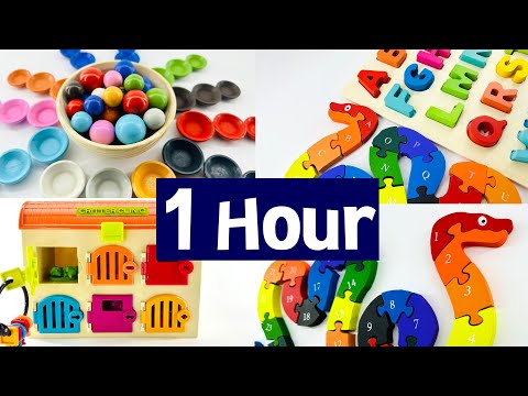 NUMBERS for Kids | ULTIMATE Educational Video | Teach kids to count 1 to 20, Colors & Shapes Toy!