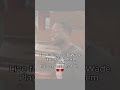Dwayne Wade With His Anthem