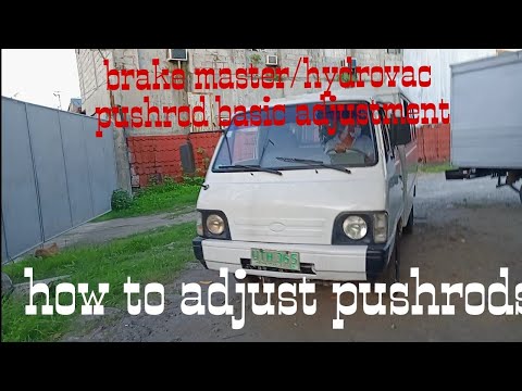 basic pushrods adjustment (hydrovac)brake problem!
