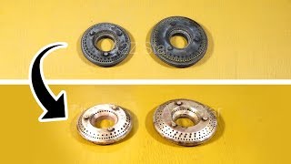 How to Clean Gas Stove Burner | Kitchen Cleaning routine Tips