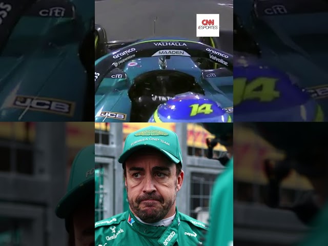Volante de Fernando Alonso se solta do carro durante treino livre no GP do Bahrein| CNN ESPORTES