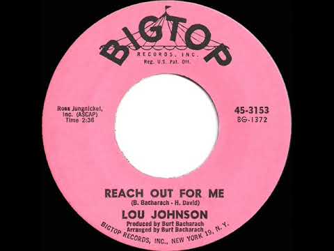 1st RECORDING OF: Reach Out For Me - Lou Johnson (1963)