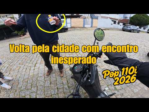 🏍️ Mais um Banho na Pop 110i 2026 🧼 | Um Encontro Inesperado em Jaraguá do Sul
