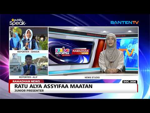 Video dokumentasi praktik panggung dan rekaman podcast siswa Speak Corner Public Speak ID Serang episode 2