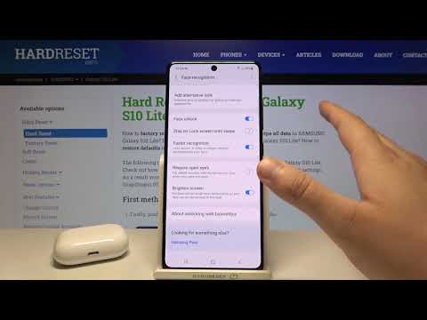 How to Improve Face Unlock Speed on SAMSUNG Galaxy S10 Lite – Screen Lock Settings