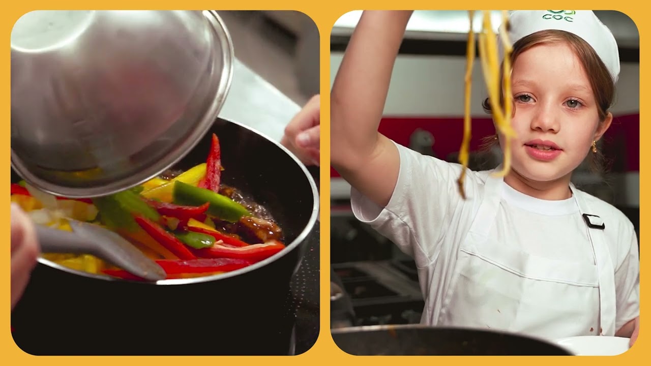 Alunos do TechChef preparando receitas com o Cooktop Guru Tramontina