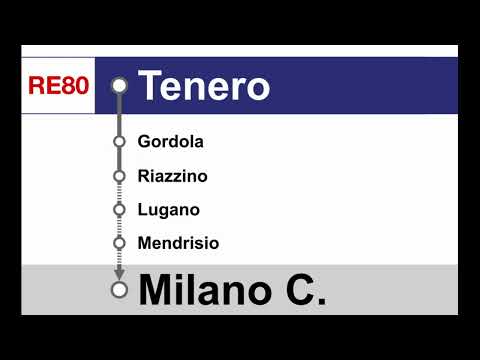 annuncio TILO » RE80 Benvenuto a Tenero in direzione di Milano C. | lavori | SLBahnen