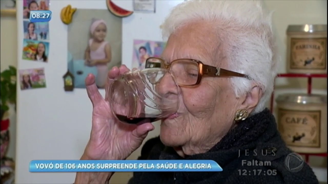Vovó de 106 anos revela o segredo de sua longevidade