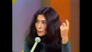 Yoko Ono talks to Sir David Frost about her concept for the &#39;Smiles Film&#39; - 17 December 1971
