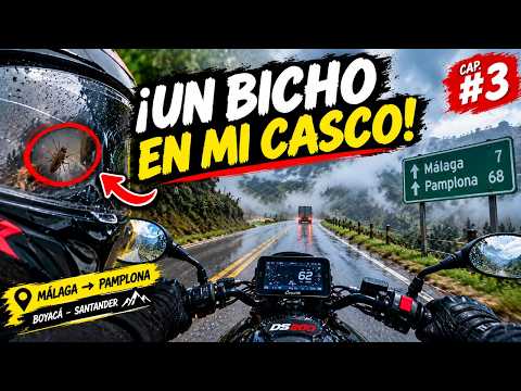 Málaga a Pamplona en moto: un bicho en el casco y un páramo con lluvia y neblina (Cap. 3)