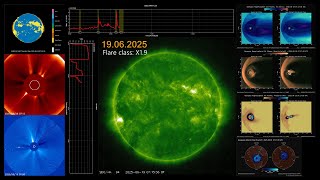 Solar flare: 19.06.2025 class X1.9