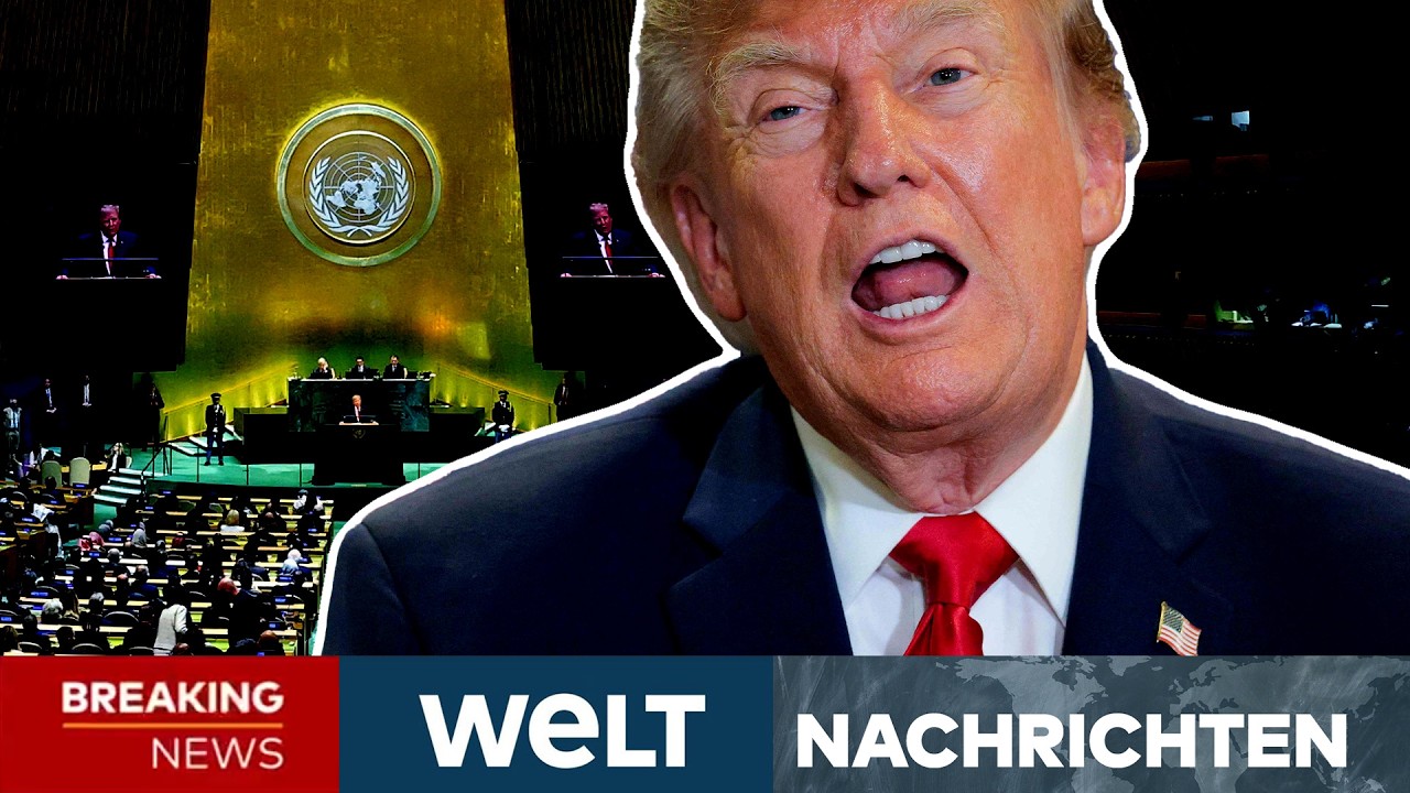 USA: Versteinerte Mienen, Getuschel im Saal! Trump schockt vor UN mit krassen Drohungen | LIVESTREAM