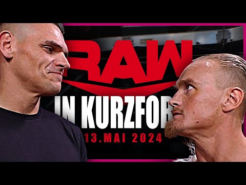 WWE Raw ???? Gunther trifft auf Ilja Dragunov, aber... — Zusammenfassung vom 13.05.2024