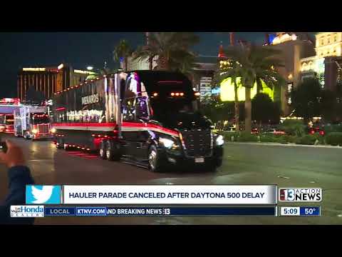 Hauler parade on Las Vegas Boulevard has been canceled