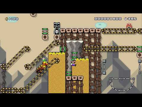 Automatic Desert Journey by Squoof - Super Mario Maker 2 - No Commentary 1bv
