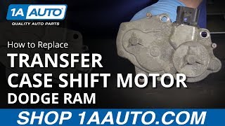 How to Replace Transfer Case Shift Motor 06-10 Dodge Ram