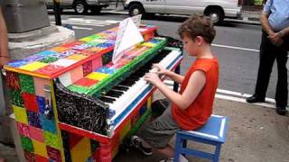 Nick is playing Schubert at Times Square